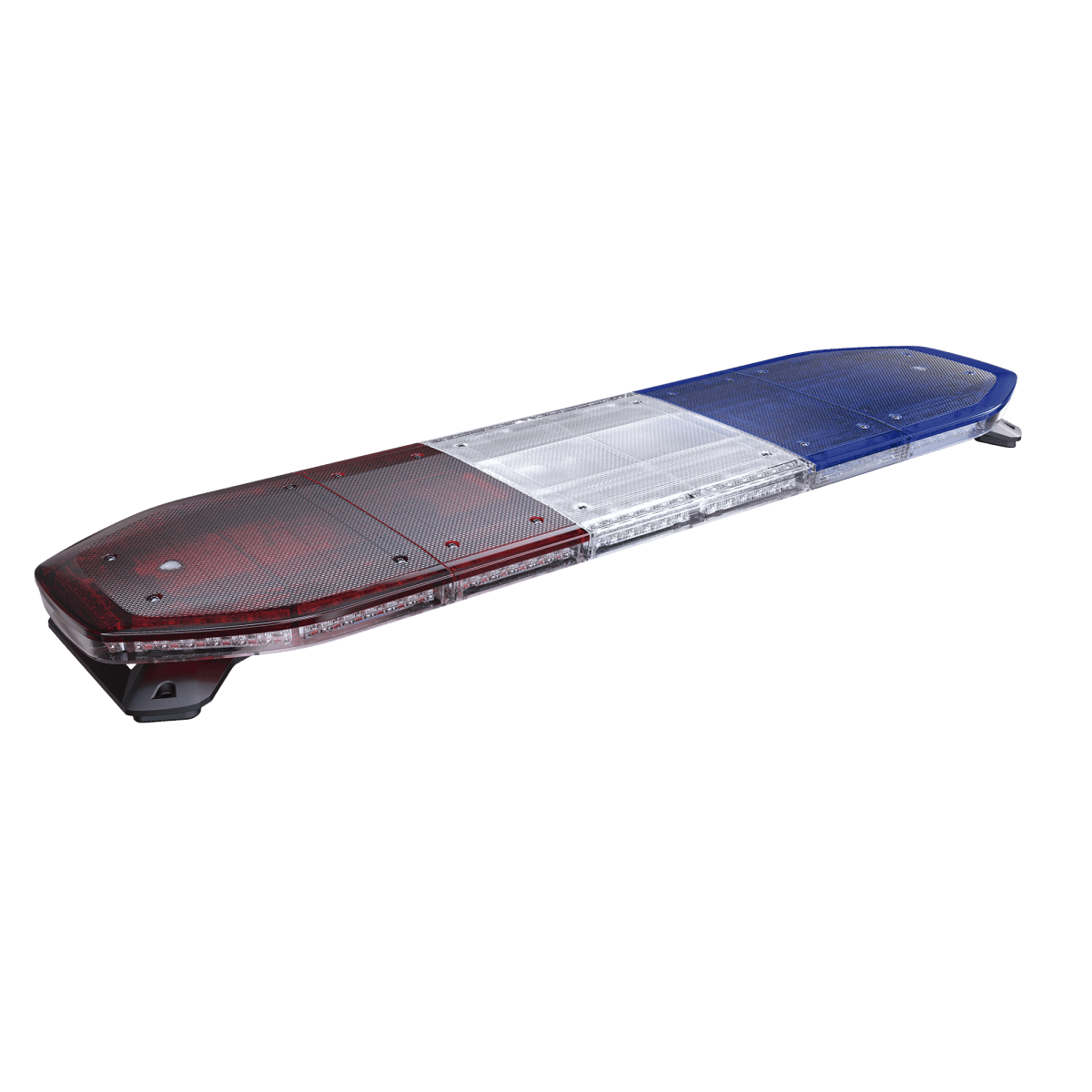 Barras de Luz / Torretas VehicularesSIGNALPROSP216Barra de luces LED de 48", 216 LED, Dual Color, Programable, Rojo/Azul/Ámbar/Claro, Ideal para Equipar Unidades de Seguridad Publica con Domos Rojo, Claro y Azul - SILYMX