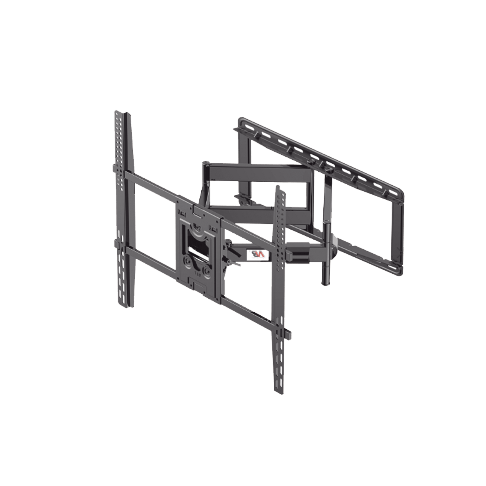 Montaje de Pared Universal Giratorio para Monitores de 75-110 " Soporta hasta 90.9 Kg Vesa 800 x 600 400 x 400 Acero 10° de Inclinación SP5-NB - SILYMX