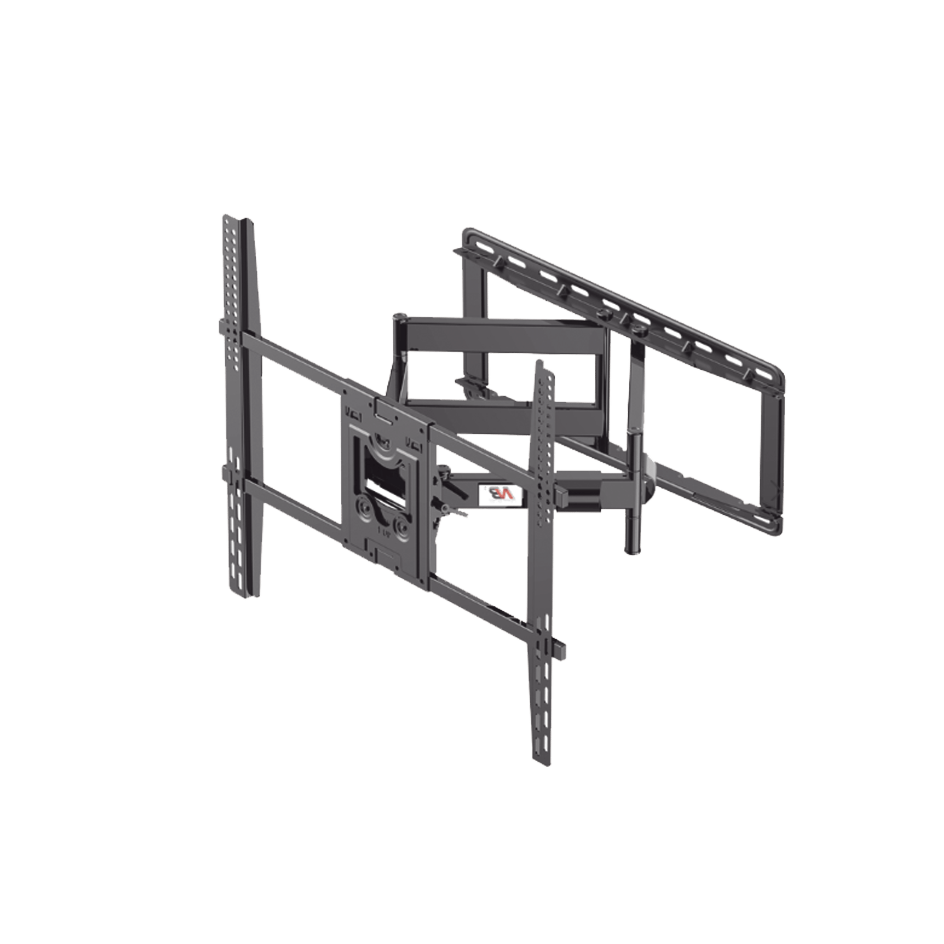 Montaje de Pared Universal Giratorio para Monitores de 75-110 " Soporta hasta 90.9 Kg Vesa 800 x 600 400 x 400 Acero 10° de Inclinación SP5-NB - SILYMX