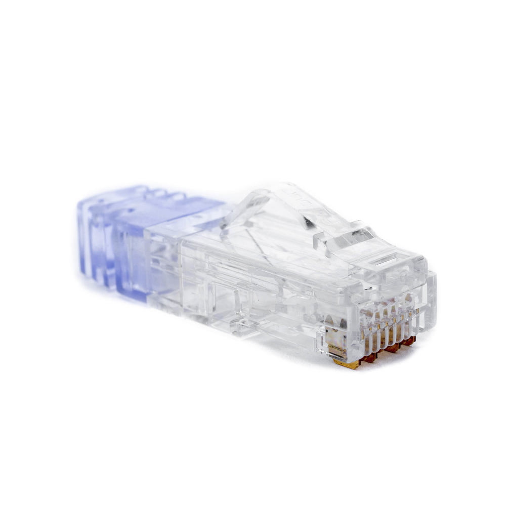 Plug Rj45 Cat6 Panduit Para Cable Utp De Calibre 23-24 Awg Chapado En Oro De 50 Micras Bolsa De 100 Piezas SP688-C - SILYMX