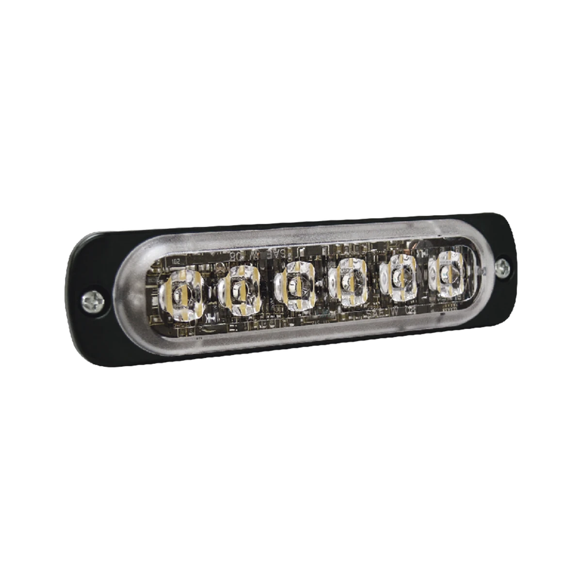 Luces Auxiliares VehicularesSIGNALPROSP6ALuz Auxiliar Vehicular LED 6 LEDs Ámbar SAE Clase 1 ECE R65 Montaje Adhesivo SIGNALPRO SP6A - SILYMX