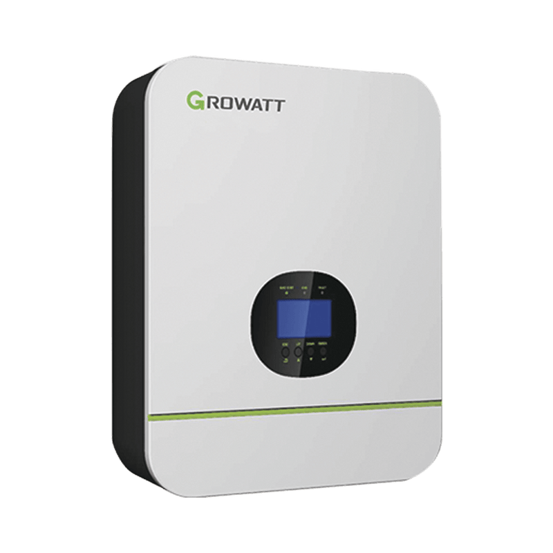 Inversor Cargador GROWATT 3kW Compatible con Baterías de Litio Monitoreo Remoto y Sincronización para Mayor Potencia Operación 48Vcc SPF3000TLLVM48P - SILYMX