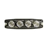 Luz Auxiliar de 4 LED ámbar SAE Clase I Lente transparente - SILYMX