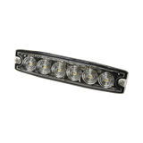 Luz Auxiliar de 6 LED, ámbar, SAE Clase I, lente transparente - SILYMX
