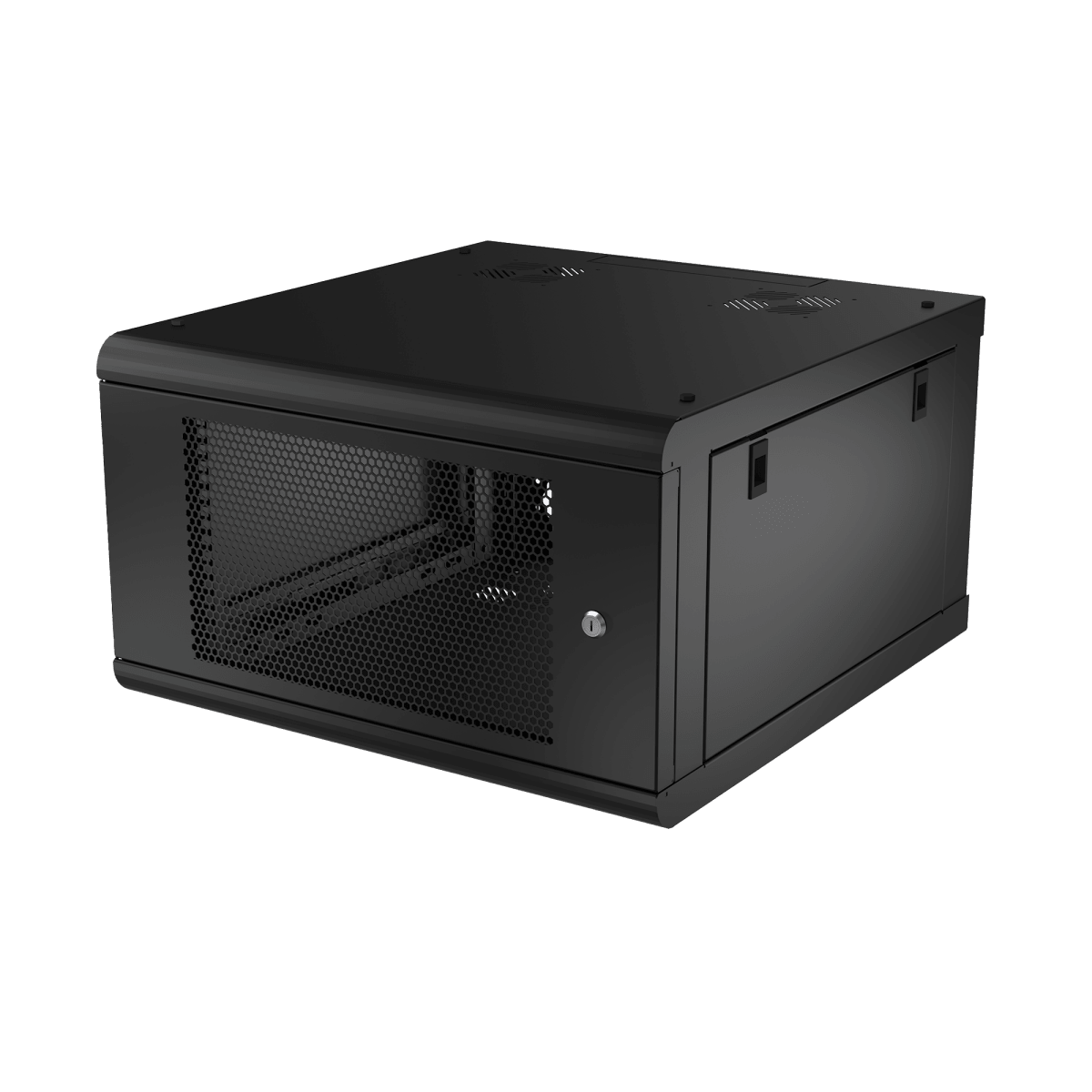 Racks CerradosLINKEDPROSR-1906-GN2PGabinete Pared 6U Rack 19" 635mm Profundidad Puerta Perforada Acero LINKEDPRO SR - 1906 - GN2P - SILYMX