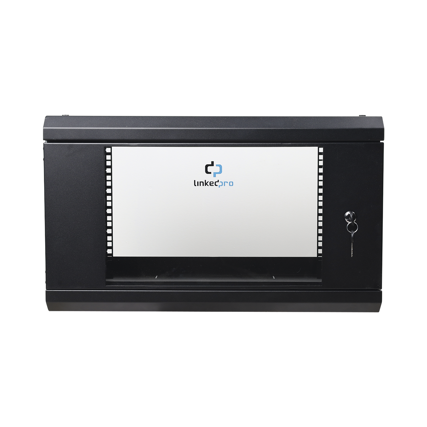 Gabinete de Pared 6U LINKEDPRO SR-1906-LH3G | Rack 19” con Puerta de Cristal Templado, Acero Reforzado, 455 mm de Profundidad