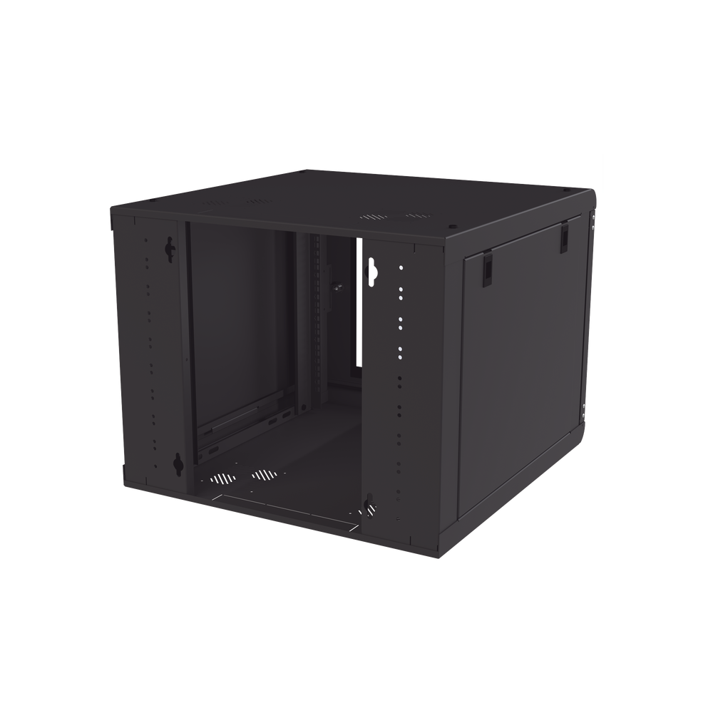 Gabinete de Pared 9U de 635 mm de Profundidad Rack de 19'' en Acero Reforzado Compacto y Resistente para Soluciones Profesionales - SILYMX