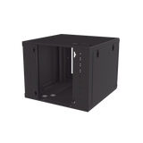 Gabinete de Pared 9U de 635 mm de Profundidad Rack de 19'' en Acero Reforzado Compacto y Resistente para Soluciones Profesionales - SILYMX