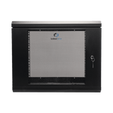 Racks CerradosLINKEDPROSR1909LH3GGabinete de Pared 9U Cristal Templado 455mm Profundidad Rack 19 Pulgadas LINKEDPRO SR1909LH3G - SILYMX