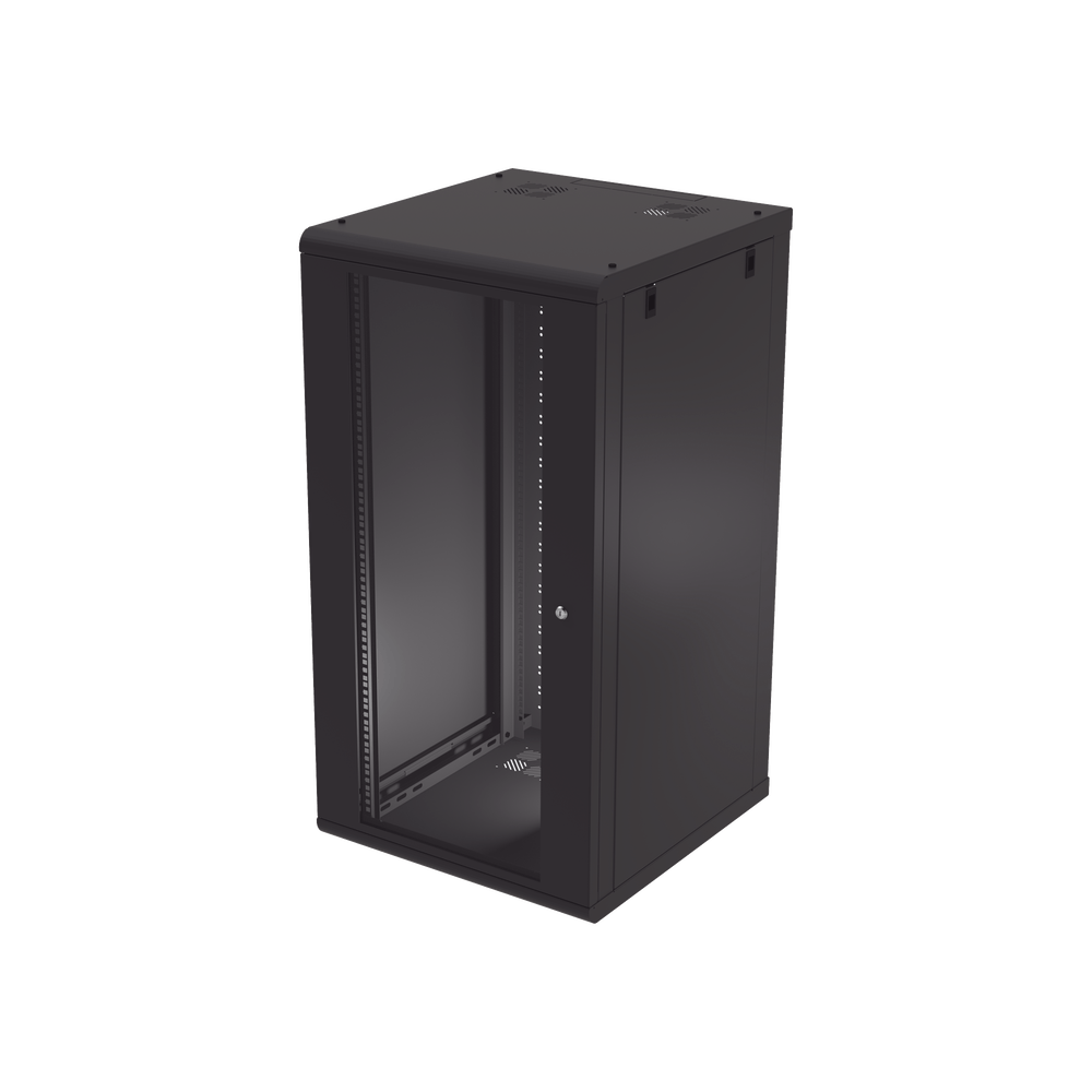 Rack / Gabinete de Pared 24U de 635 mm de Profundidad, Rack de 19'' en Acero Reforzado - SILYMX