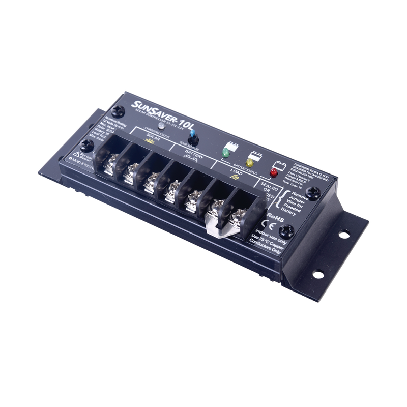 Controlador de Carga y Descarga MORNINGSTAR SunSaver 10 A 12 Vcc SS-10L-12V - SILYMX