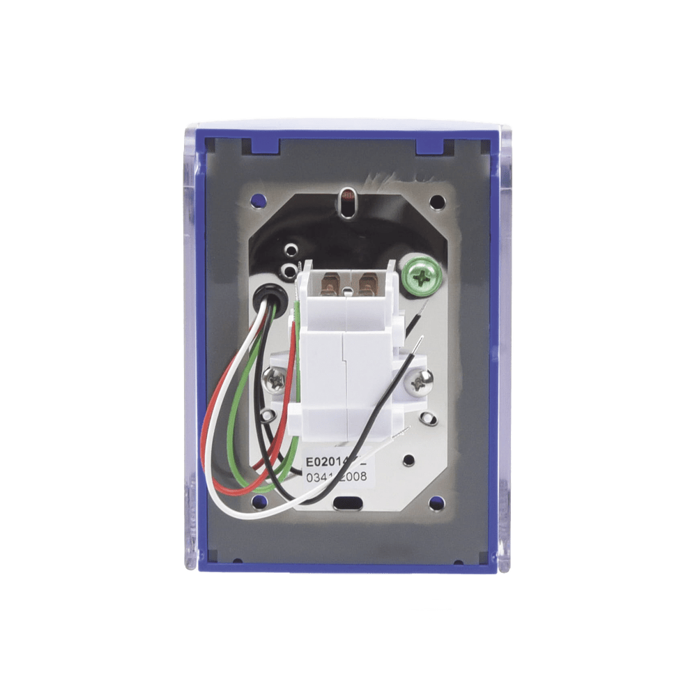 Botón De Emergencia Con Bocina De Advertencia IntegradaSolo Interior Texto En Inglés Tapa Protectora De Policarbonato Súper Resistente Llave Para Restablece - SILYMX