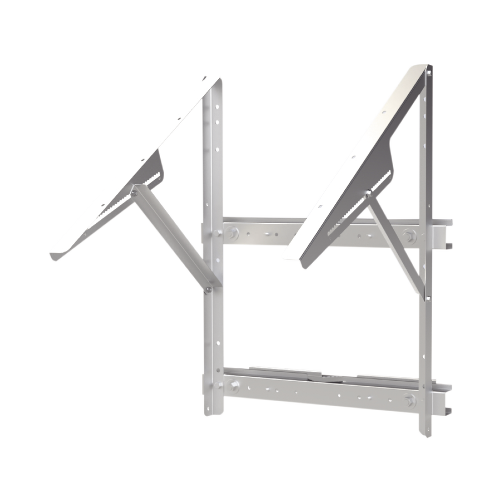Montaje de Panel Solar para Poste + Gabinetes SS-PBL-50 - SILYMX