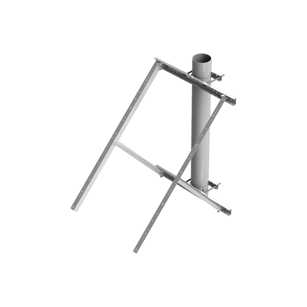 Montaje para Poste o Torre Galvanizado Electrolítico para Paneles Solares SS-PBL-V5 - SILYMX