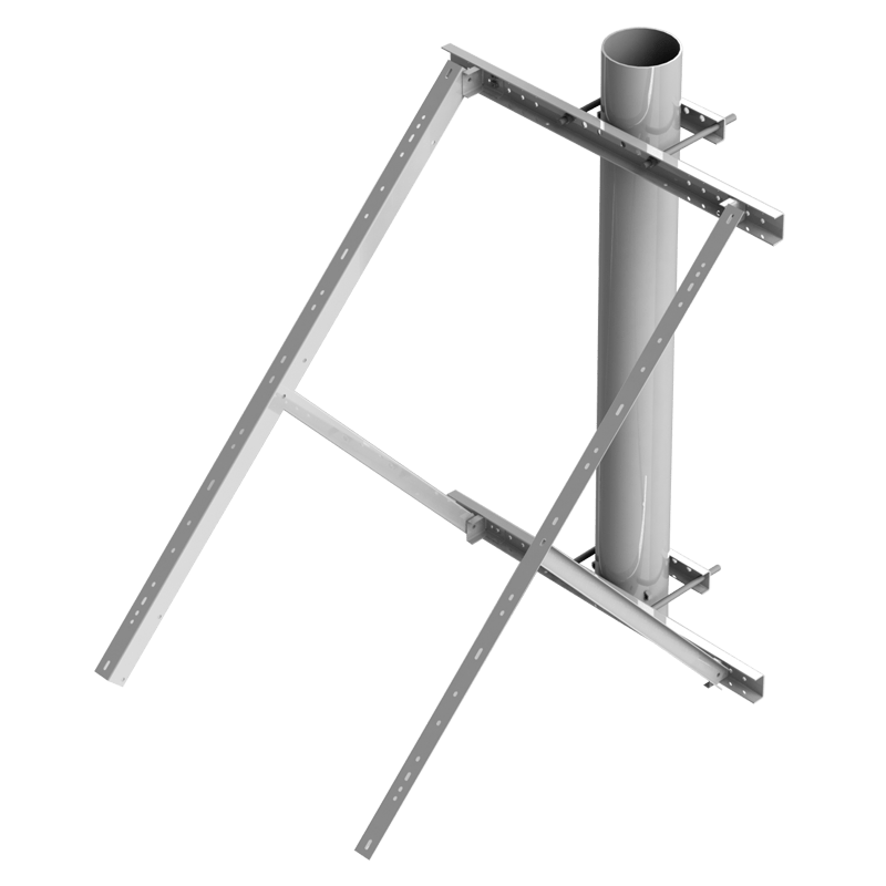 Montaje para Poste o Torre Galvanizado Electrolítico para Paneles Solares SS-PBL-V5 - SILYMX