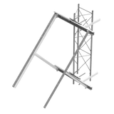 Montaje para Poste o Torre Galvanizado Electrolítico para Paneles Solares SS-PBL-V5 - SILYMX
