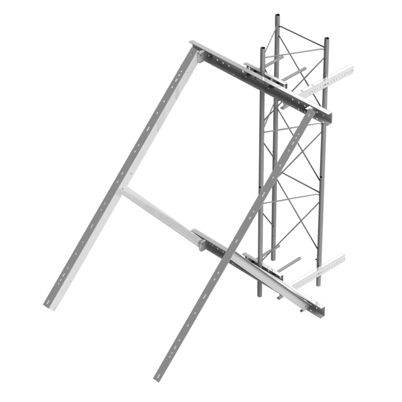 Montaje para Poste o Torre Galvanizado Electrolítico para Paneles Solares SS-PBL-V5 - SILYMX
