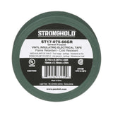 Cinta Eléctrica STRONGHOLD para Aislar de PVC Uso General Reparación y Mantenimiento ST17-075-66GR - SILYMX