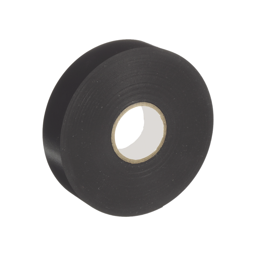 Cinta Eléctrica STRONGHOLD para Aislar de PVC Uso Profesional en Construcción Eléctrica Grosor 0.18mm 7 mil Ancho 19mm y 20m Largo Color Negro. ST43-075-66BK - SILYMX