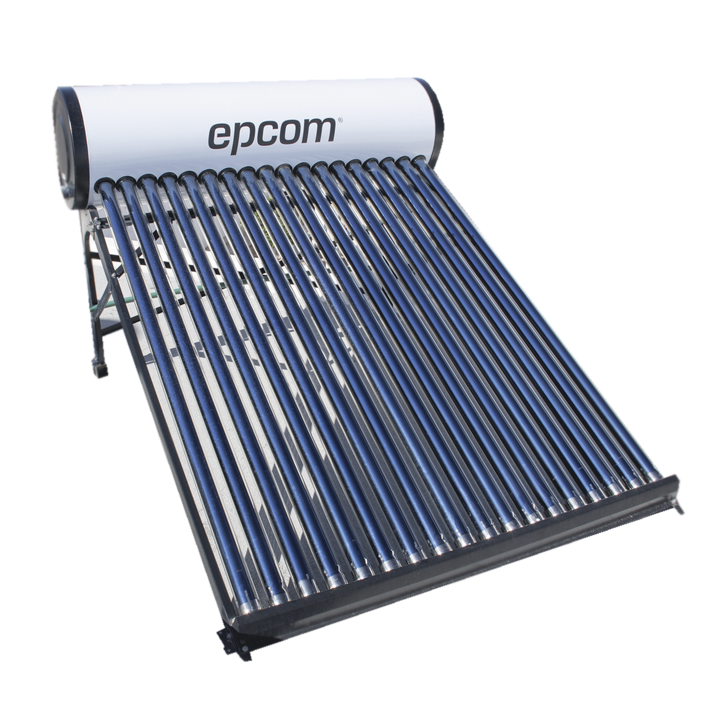 Bóiler Solar de 180L, Baja Presión con 18 Tubos de Vacío de Mayor Resistencia y Termotanque Inoxidable de Grado Alimenticio 180 L Resistentes a Granizo de Hasta 25 mm/ l, Incluye Anodo de Magnesio EPCOM STELPWH180 - SILYMX