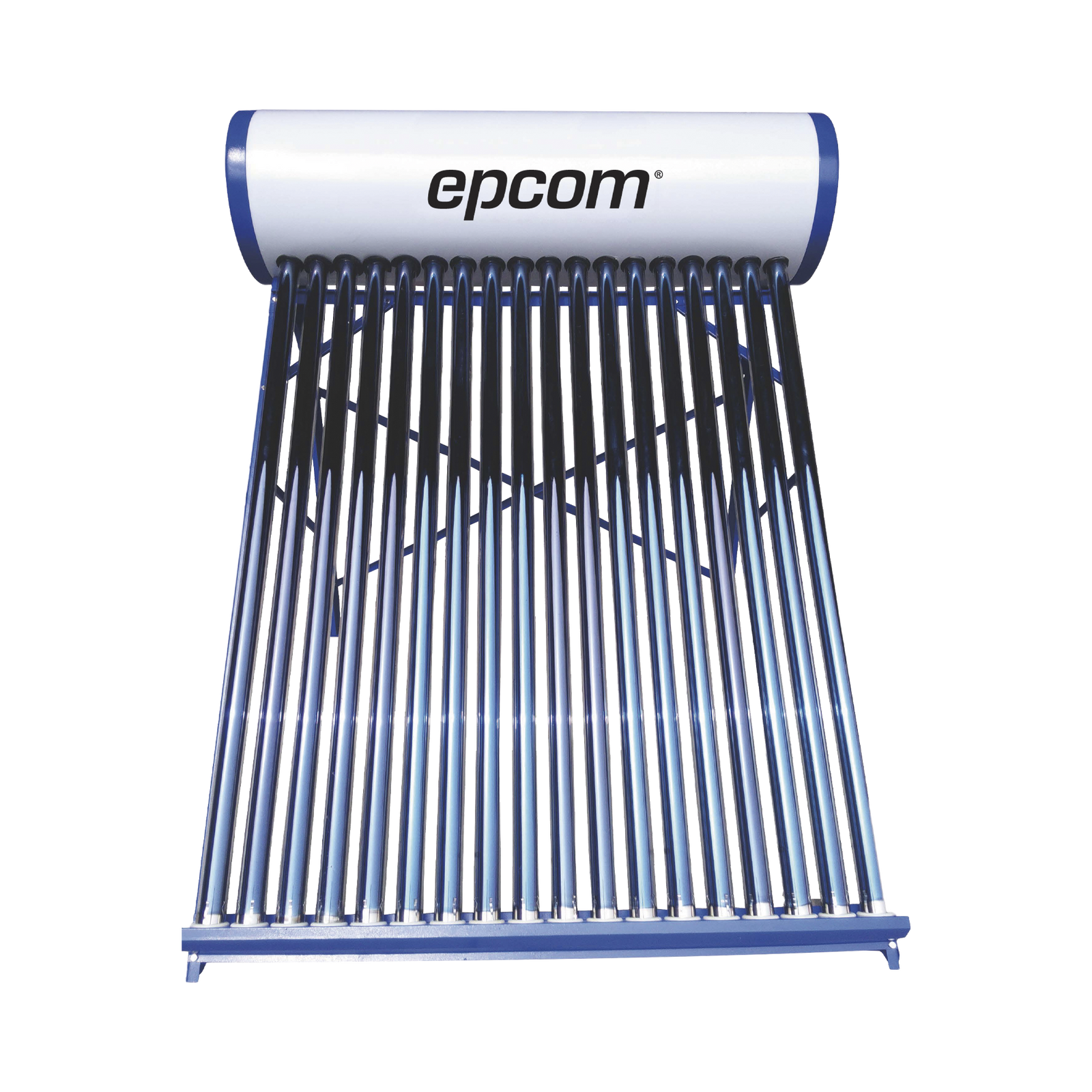 Bóiler Solar de 180L, Baja Presión con 18 Tubos de Vacío de Mayor Resistencia y Termotanque Inoxidable de Grado Alimenticio 180 L Resistentes a Granizo de Hasta 25 mm/ l, Incluye Anodo de Magnesio EPCOM STELPWH180 - SILYMX