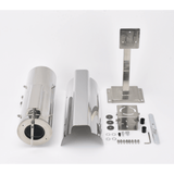 Gabinete para Cámaras Tipo Box Profesional Cumple con Norma Anti-Explosión Cumple con Norma IP68 Fabricado en Acero Inoxidable Limpiaparabrisas Integrado SYE800/K - SILYMX