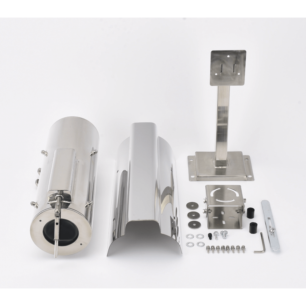 Gabinete para Cámaras Tipo Box Profesional Cumple con Norma Anti-Explosión Cumple con Norma IP68 Fabricado en Acero Inoxidable Limpiaparabrisas Integrado SYE800/K - SILYMX