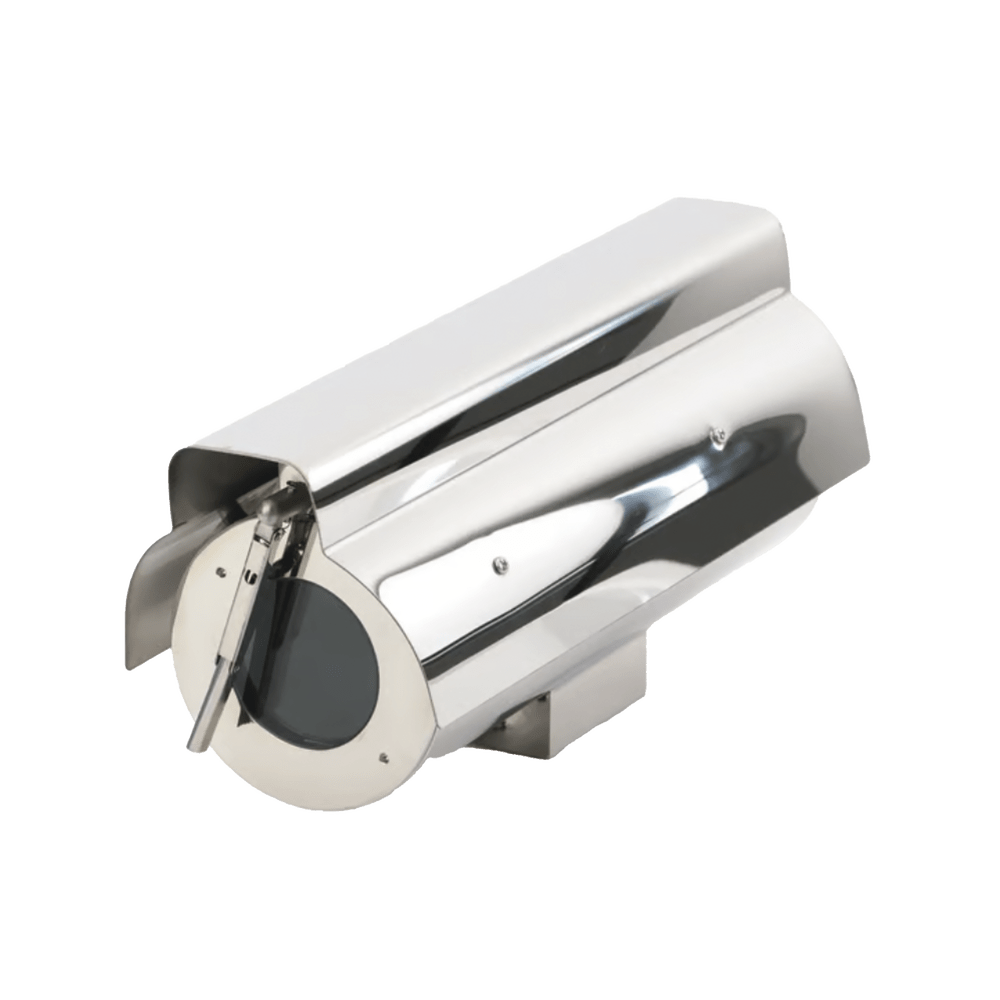 Gabinete para Cámaras Tipo Box Profesional Cumple con Norma Anti-Explosión Cumple con Norma IP68 Fabricado en Acero Inoxidable Limpiaparabrisas Integrado SYE800/K - SILYMX