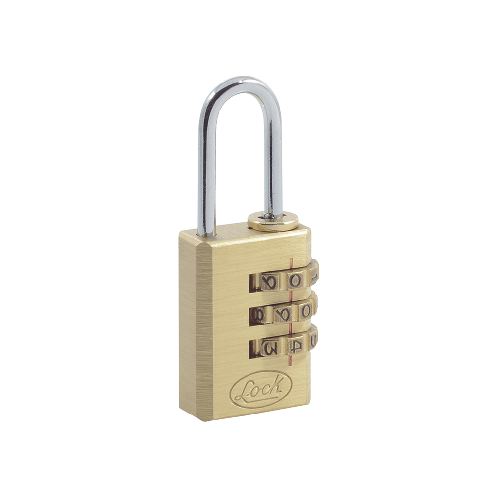 Candado de Latón de Combinación Maletero Programable Medida 20 mm Nivel de seguridad 3 SYS-10CA - SILYMX