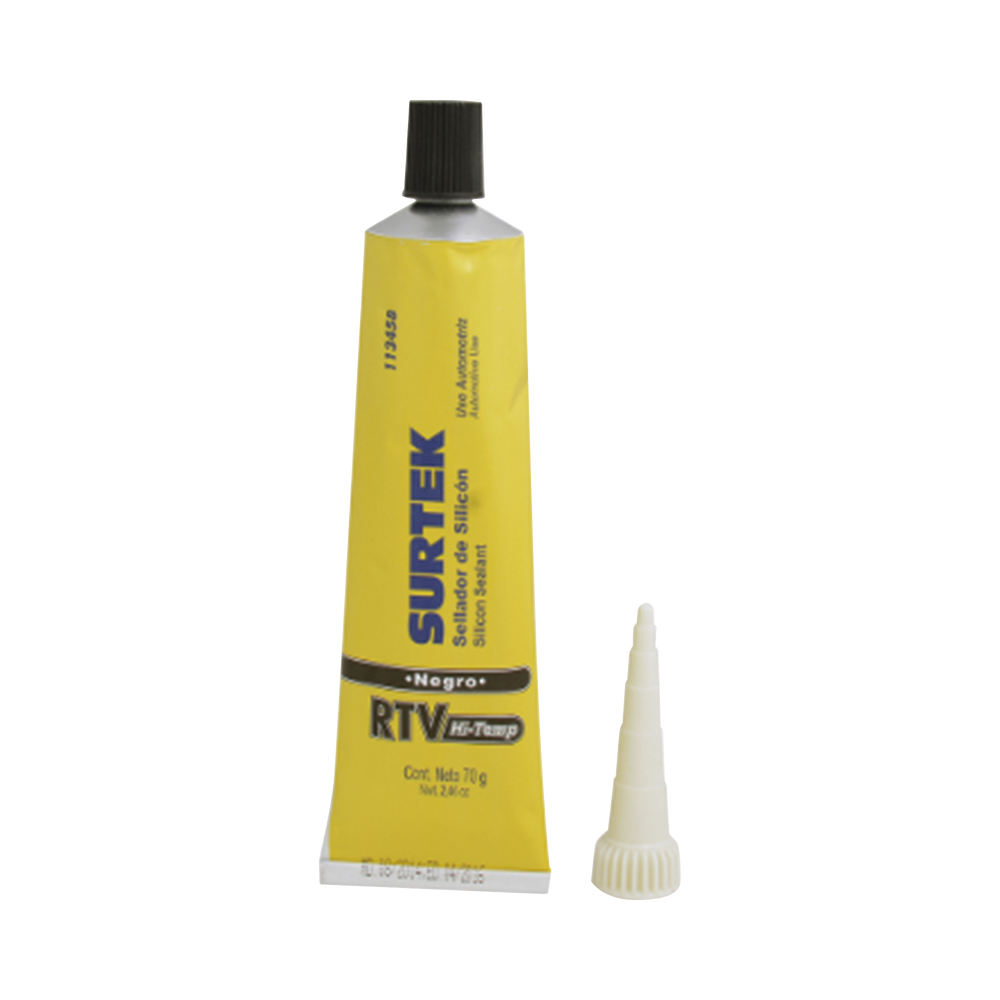 Silicón para Altas Temperaturas Color Negro Tubo 70 g SYS-113-458 - SILYMX