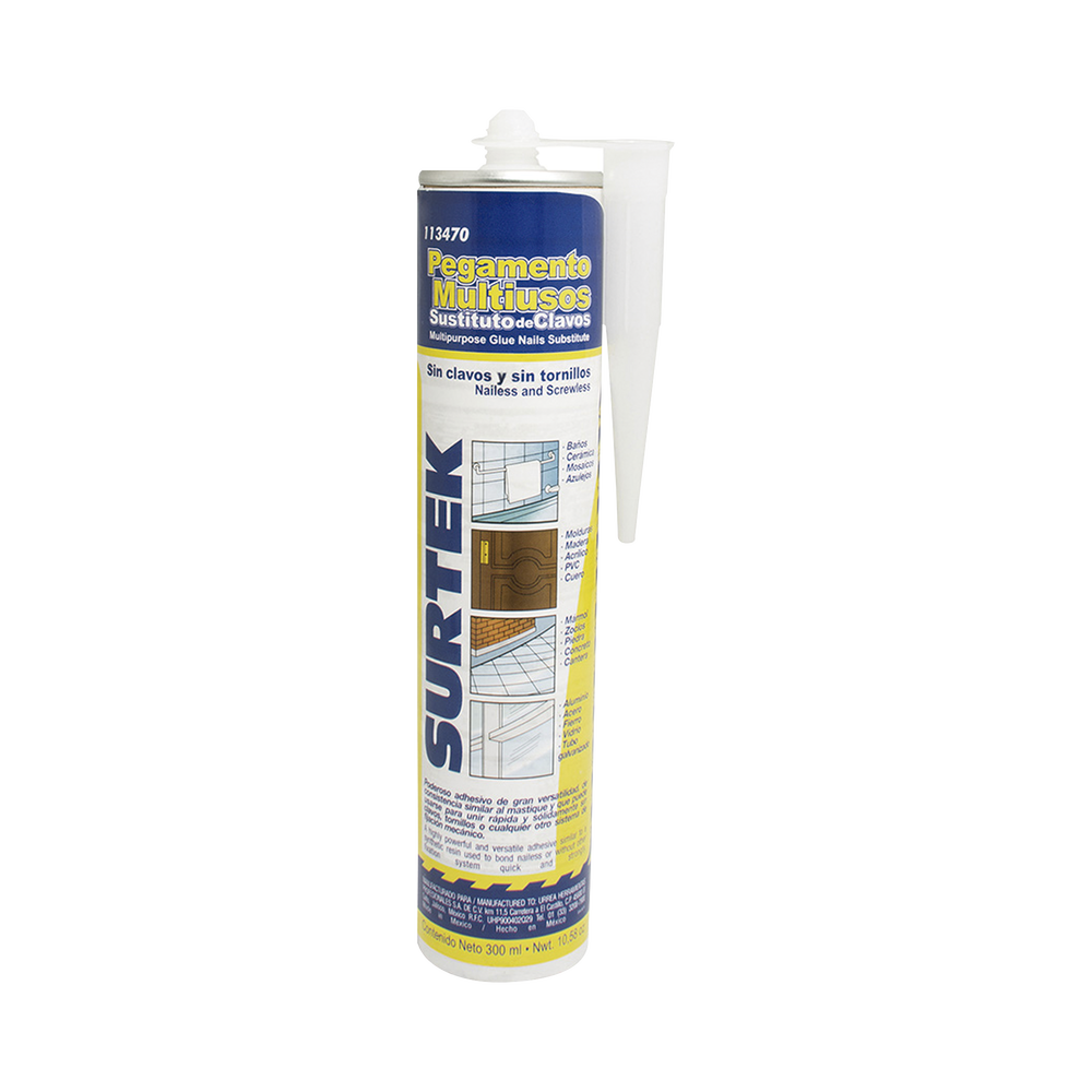 Pegamento Multiusos Sin Clavos 300 ml SKU:113470 SYS113470 - SILYMX