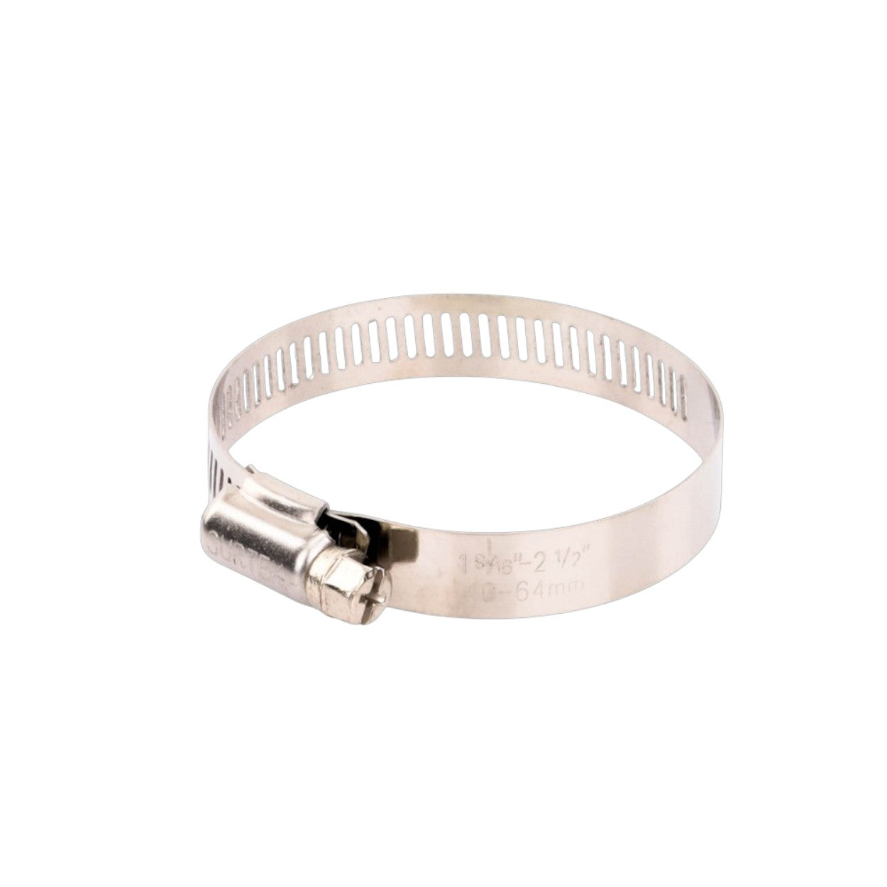 Abrazadera sin fin diámetro 1-9/16 a 2-1/2in, ancho 1/2in inoxidable SYS-137709 - SILYMX