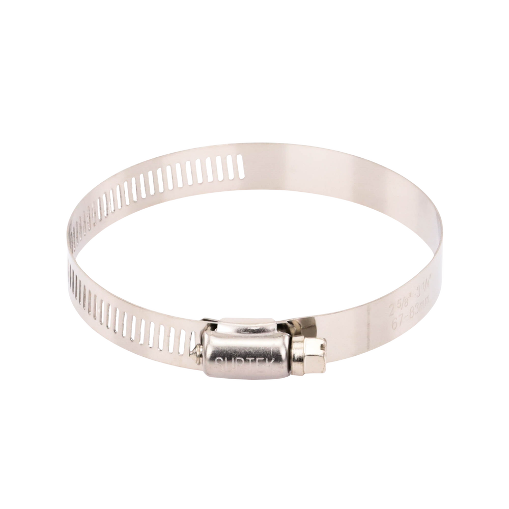 Abrazadera Sin Fin Diámetro 2 A 3 In Ancho De Media In inoxidable SURTEK SYS-137712 - SILYMX