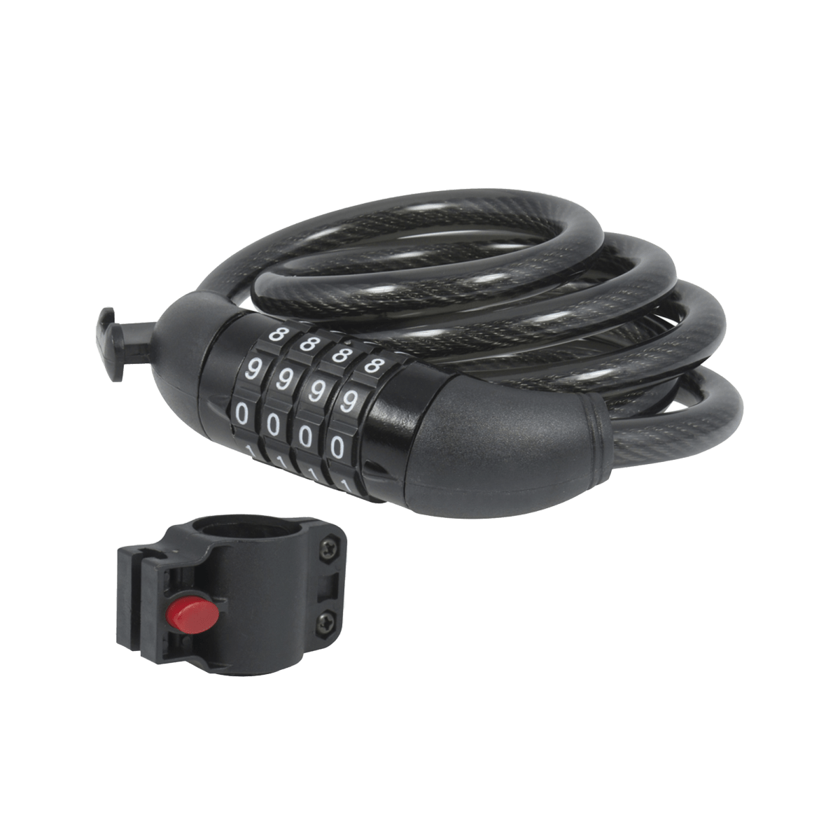 LOCKSYS-14CNCandado de Cable de Combinación/ Longitud 100 cm Nivel de seguridad 3/ Discos Programables LOCK SYS - 14CN - SILYMX