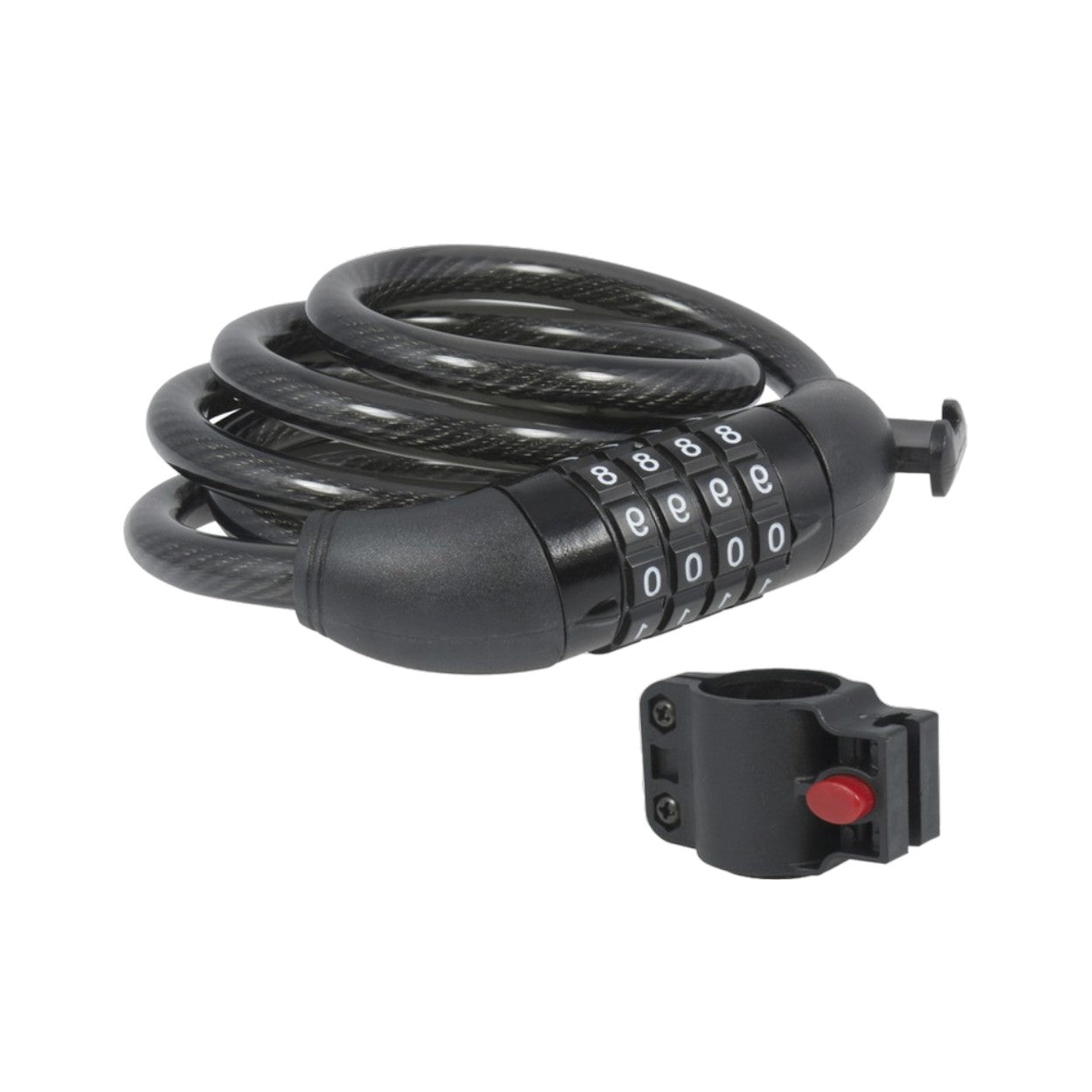 Candado de Cable de Combinación Longitud 120 cm Nivel de seguridad 3 SYS-15CN - SILYMX