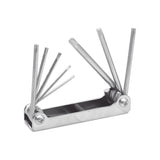 Juego de 8 llaves hexagonales Torx tipo navaja estuche metálico SYS-ALLFTN8 - SILYMX