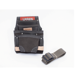 Estuche porta herramienta de piel aceitada con cinturón con 10 bolsillos medidas 24.1 x 31.8 cm SYS-BN138 - SILYMX