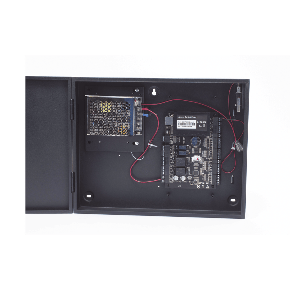 Panel de Control de Acceso para 2 Puertas 30,000 Tarjetas Incluye Gabinete y Fuente de Alimentación 12Vcc 3A Software GRATIS SYSCA-2R-2D - SILYMX