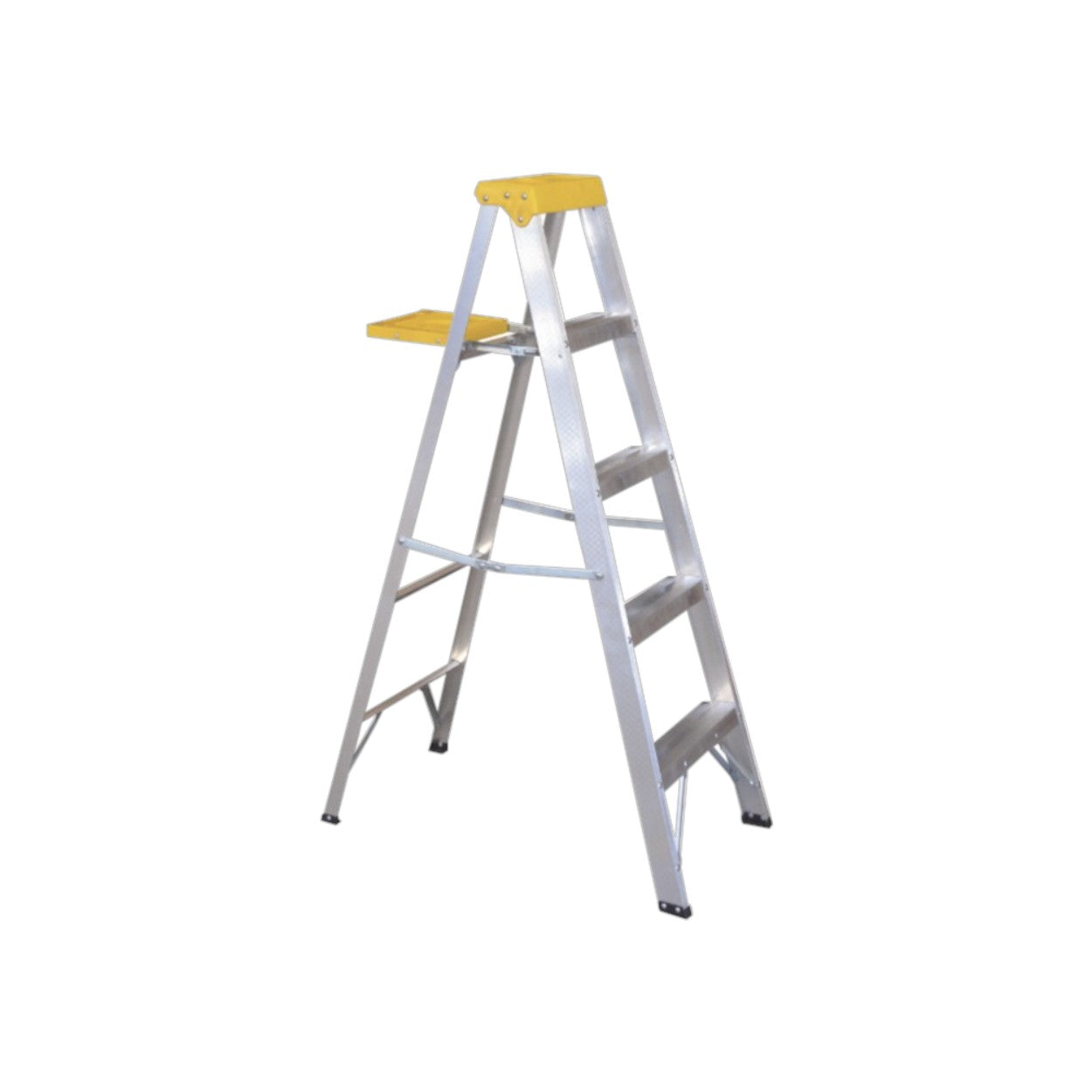 Escalera de Aluminio Tipo Tijera 5 Peldaños de 1.83 metros SURTEK SYS-ET5 - SILYMX