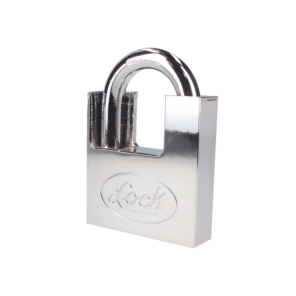 Candado de acero con Guarda Anti Palanca Acabado en Cromo Satinado Doble Cerrojo Medida 70 mm Nivel de seguridad 7 4 Llaves Abloy SYS-L22-A70-DCSB - SILYMX