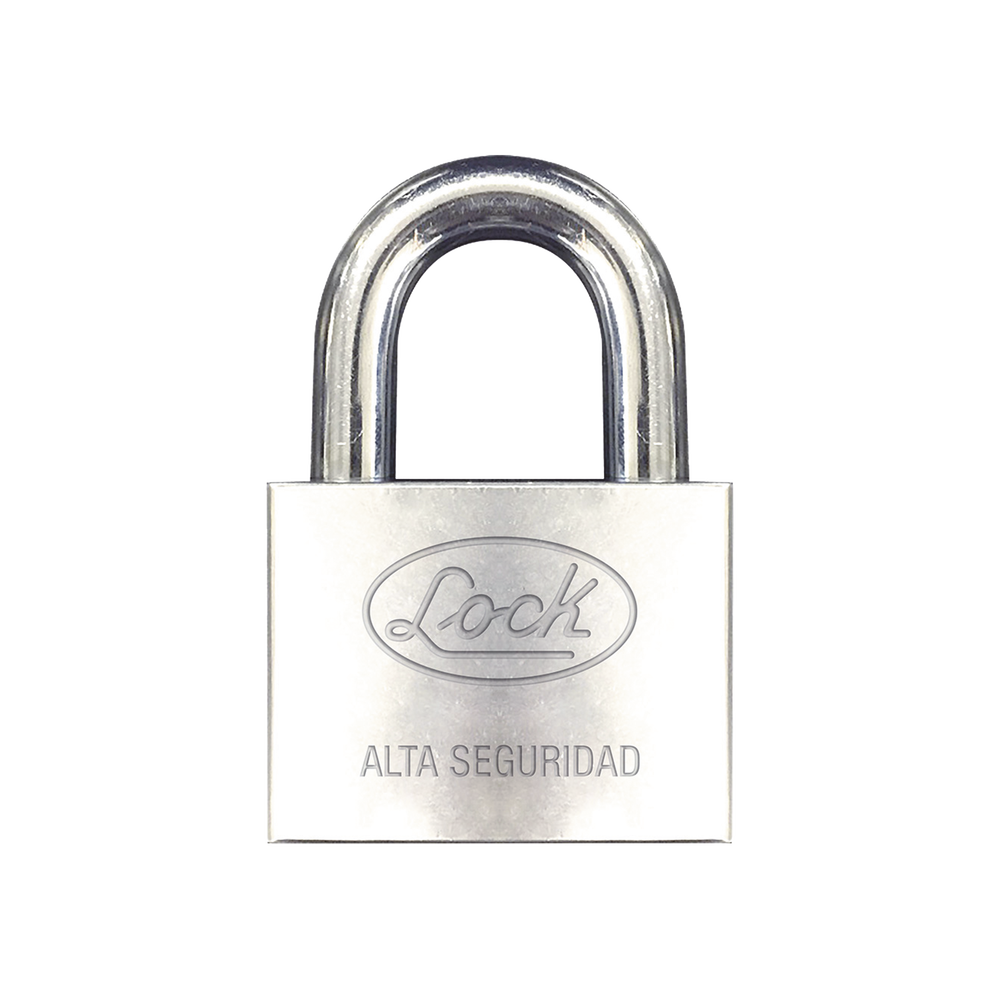 Candado de hierro alta seguridad con llave de disco Acabado Cromado Llaves Abloy Medida de Horquilla 50 mm SYS-LCA-C60 - SILYMX