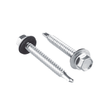 Tornillo Pija cabeza hexagonal con rondana y punta broca 100 piezas SURTEK SYS-PHR-141 - SILYMX