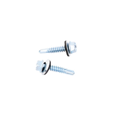 Tornillo - Pija cabeza hexagonal con rondana y punta de broca #14 x 1-1/4" 50 piezas SYS-PHR-14-114 - SILYMX