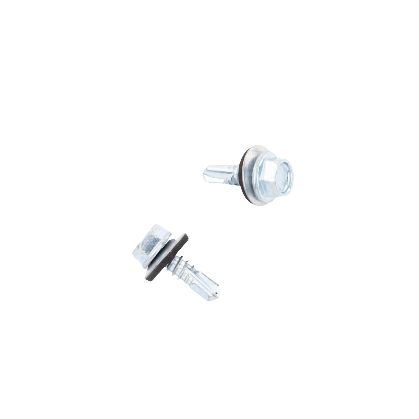 Tornillo -Pija cabeza hexagonal con rondana y punta de broca #14 x 3/4", 100 piezas SYS-PHR-1434 - SILYMX