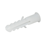 Taquete Blanco De Polipropileno De Alto Impacto Bolsa De 25 piezas SYS-TQ8 - SILYMX