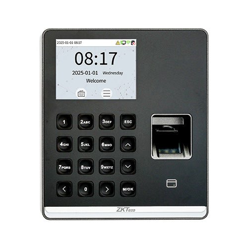 BiométricosZKTECOSENSEFPM1Terminal de Asistencia Biométrico Huella Digital Pantalla 2.8" Wi - Fi 500 Usuarios ZKBio Zlink ZKTECO SENSEFPM1 - SILYMX