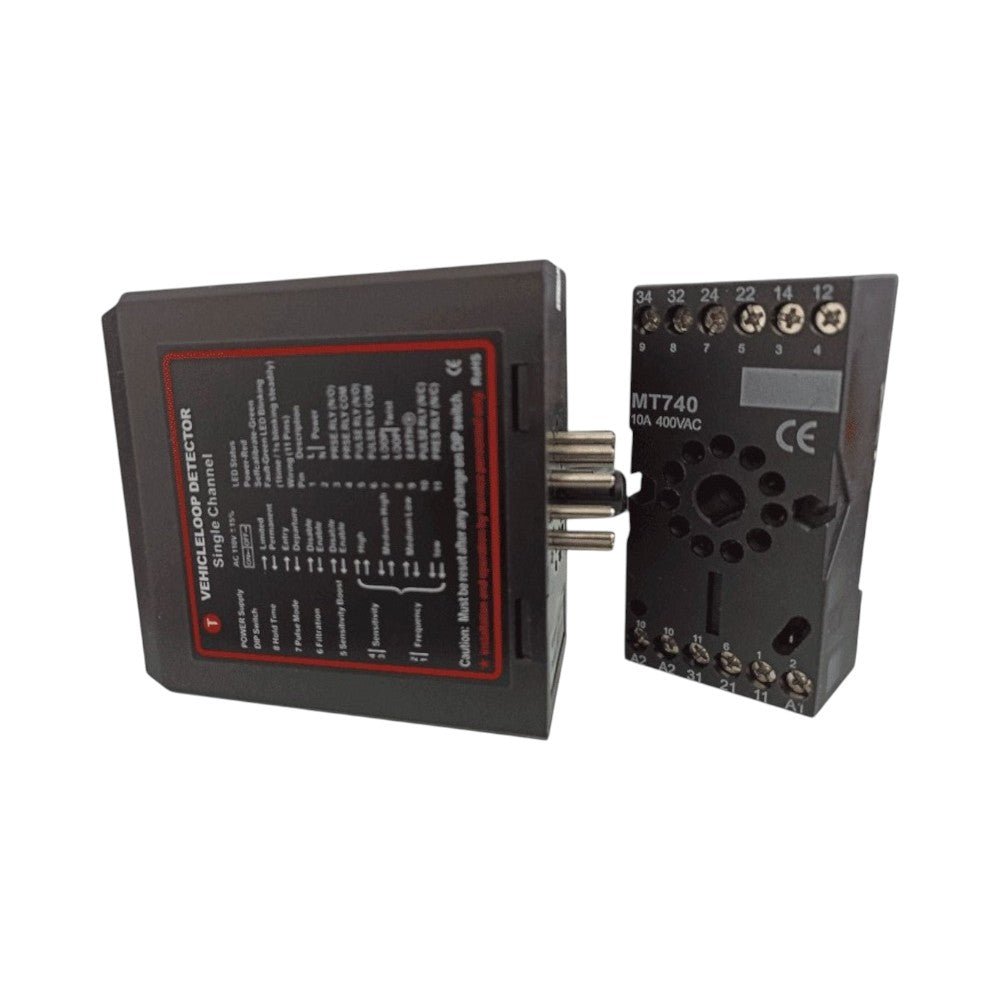 Barreras VehicularesWEJOINWJDG102Sensor Masa Vehicular 1 Canal Lazo Inductivo 115VAC Relevador Barrera Acceso WEJOIN WJDG102 - SILYMX