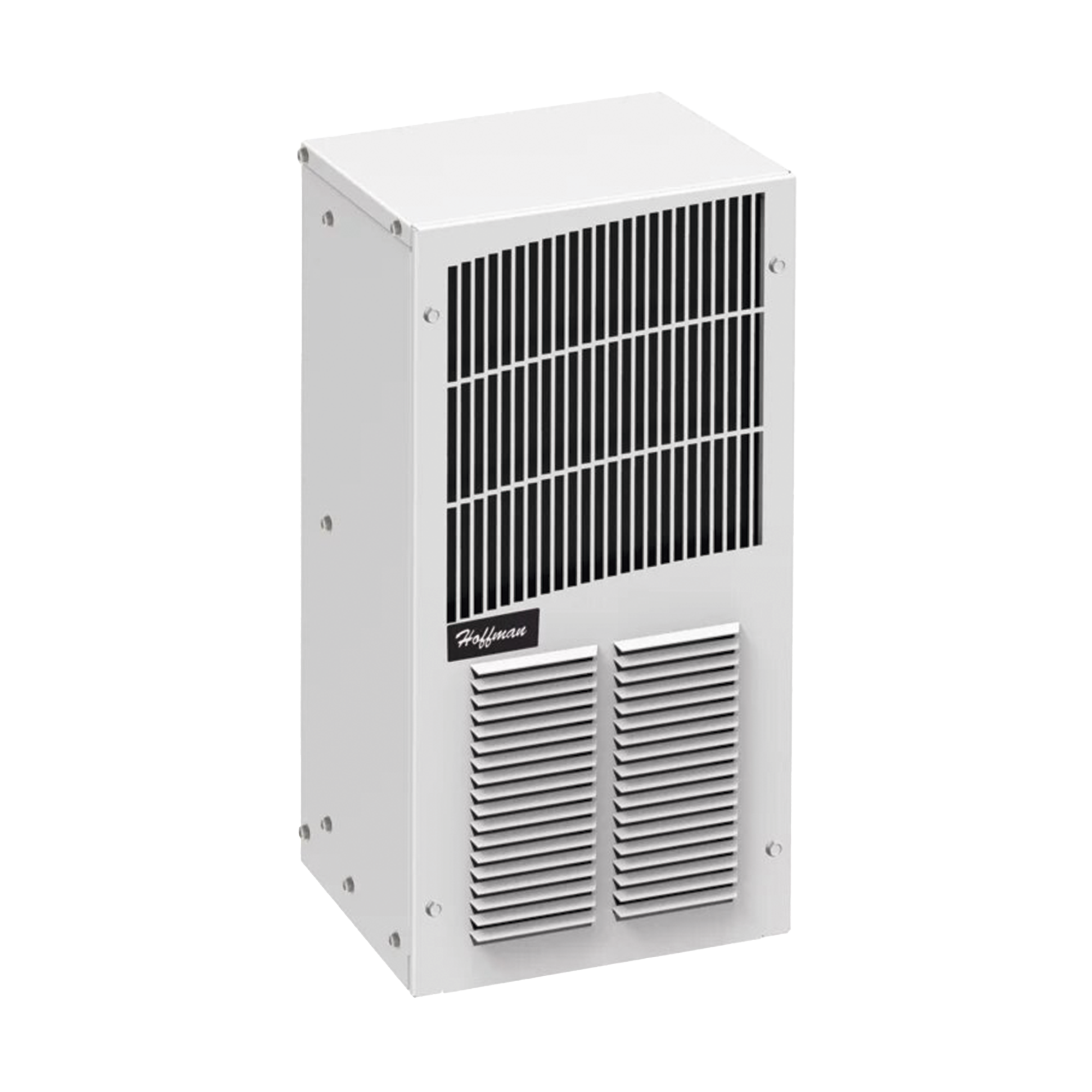 Aire Acondicionado Compacto Para Exterior, Uso en Gabinetes de Telecomunicaciones de Grado Industrial, Frío T20, 2000 BTU, 115 Vca, de Acero, Color Gris HOFFMAN T200216G100 - SILYMX