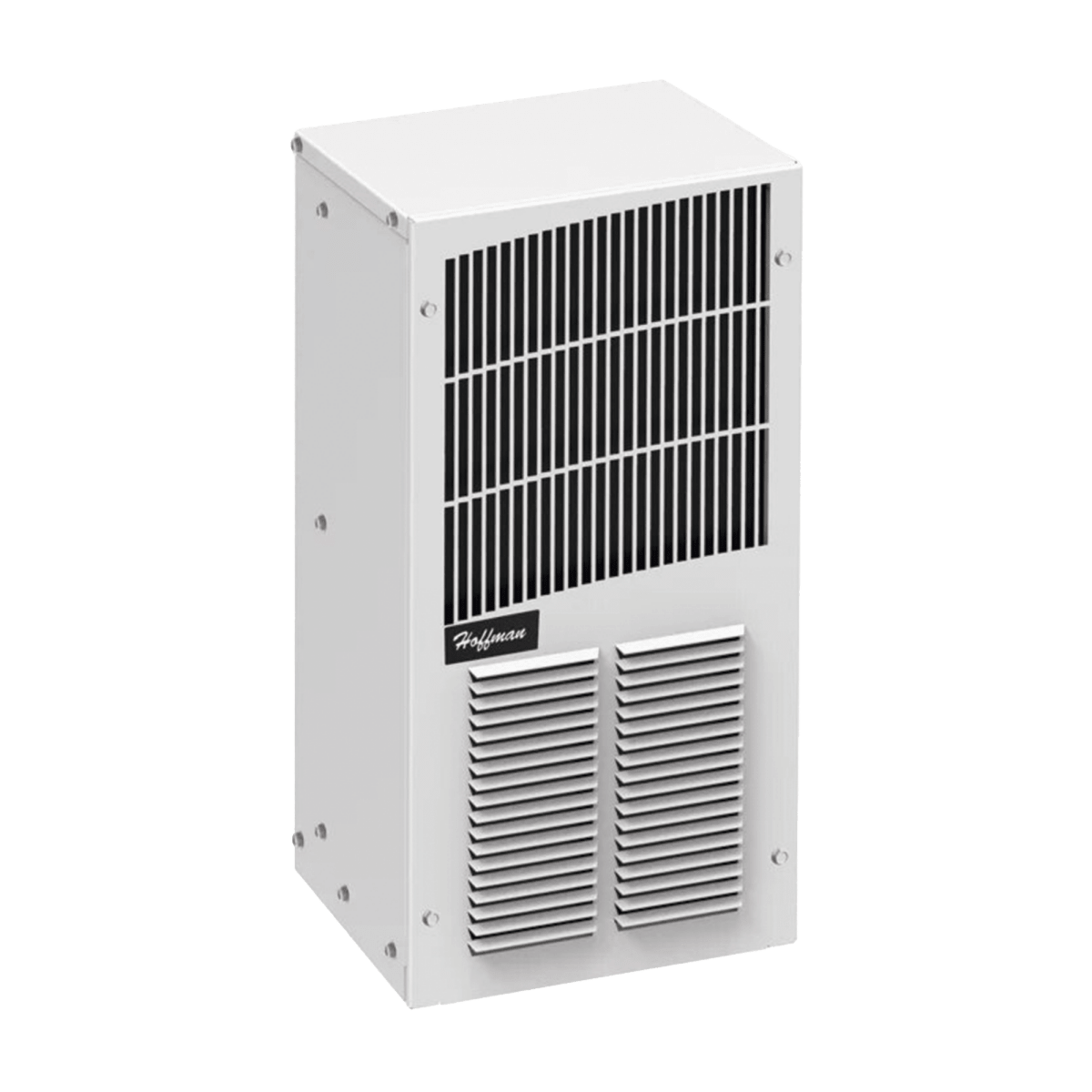 HOFFMANT200216G150Aire Acondicionado Compacto Para Exterior, Uso en Gabinetes de Telecomunicaciones de Grado Industrial, Frío/Calor T20, 2000 BTU, 115 Vca, de Acero, Color Gris HOFFMAN T200216G150 - SILYMX
