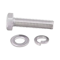 Tornillo M8 x 1.25 mm con Arandelas Plana y Elástica para Baterías 12V 90-250 Ah DMT T45M890250